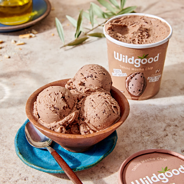 Wildgood PlantBased Ice Cream Tahini Mocha Chip